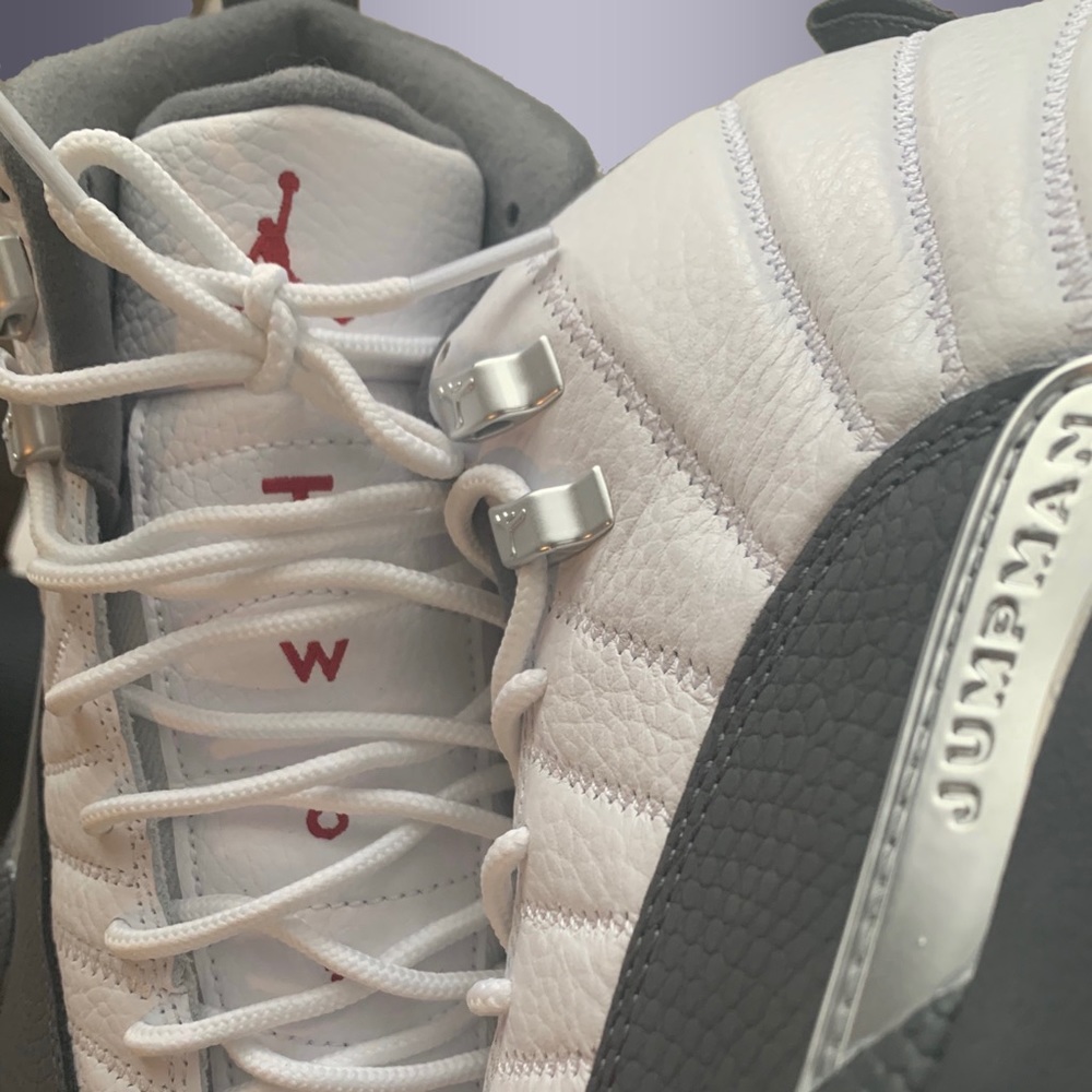 Jordan 12 Retro White Dark Grey - Picture 4 of 4